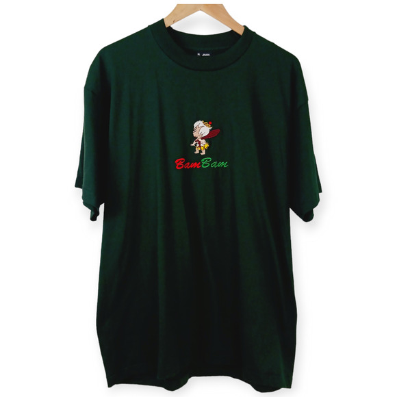 VTG SZ XL Single Stitch BamBam Best Fruit Of The Loom USA Embroidered Tee Shirt - Picture 2 of 8